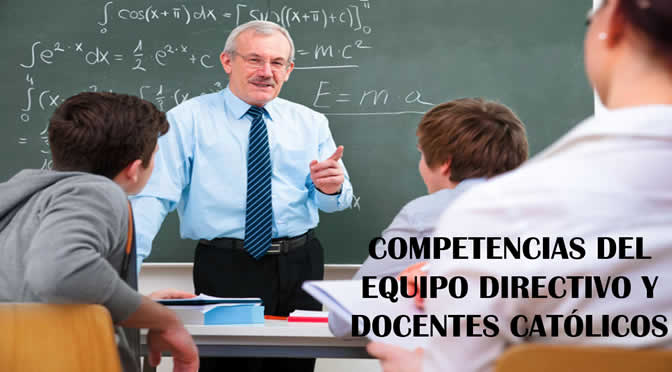 88. COMPETENCIAS DEL EQUIPO DIRECTOR Y DOCENTES CATÓLICOS