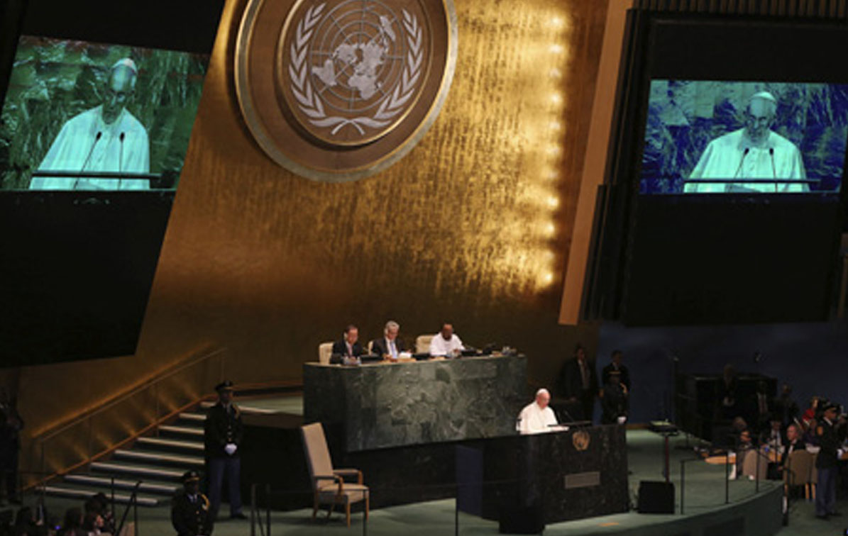 Francisco urge a Naciones Unidas para que la Agenda 2030 para el Desarrollo Sostenible sea “eficaz