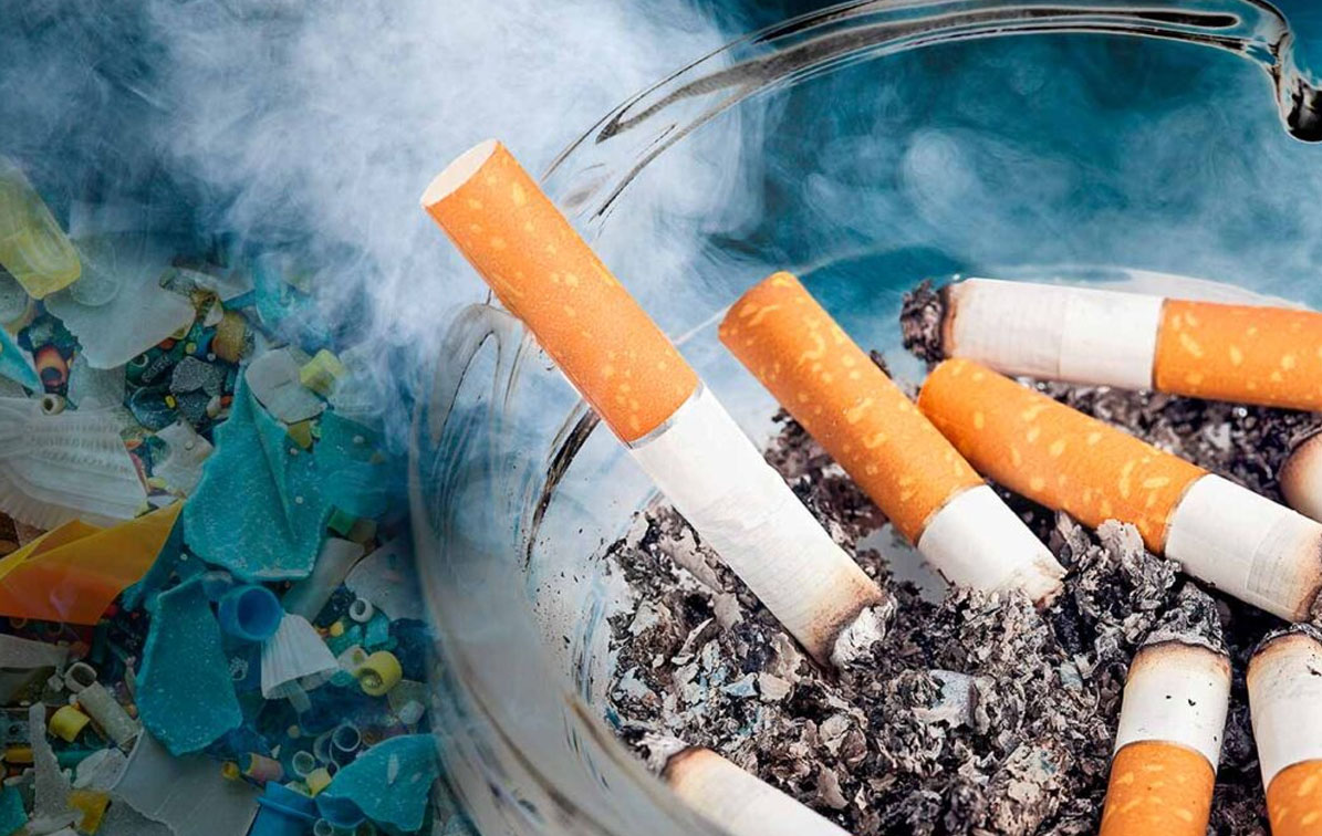 Colillas de cigarros también son microplásticos y este es su fuerte impacto