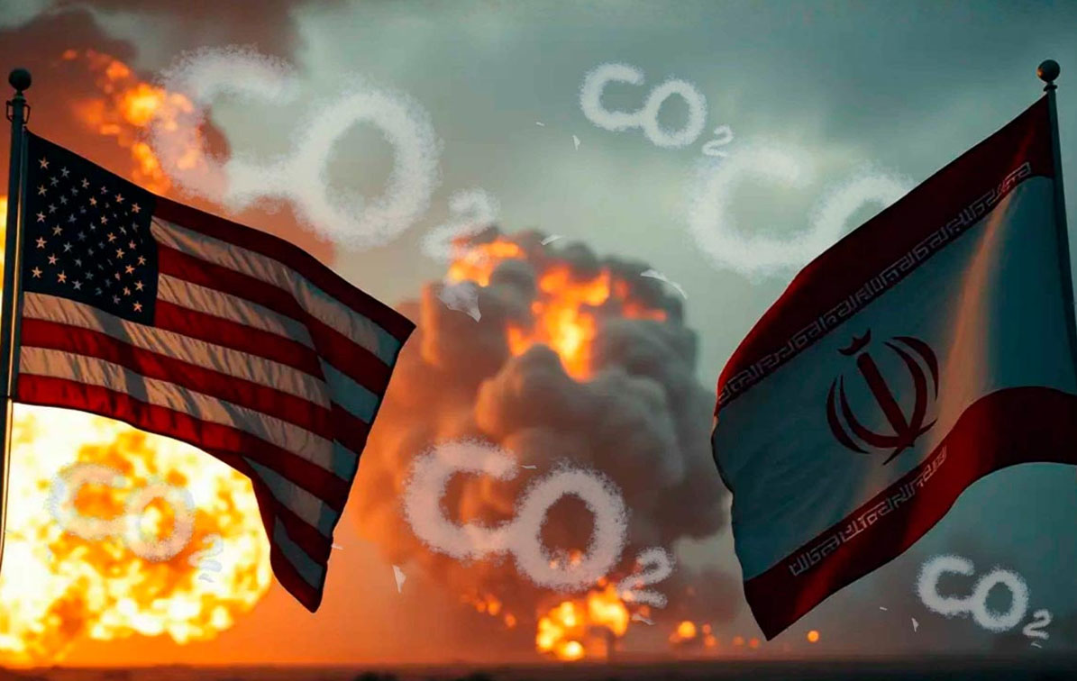 5 millones de toneladas de CO2 en 14 días: la huella de la guerra entre EE. UU. e Irán