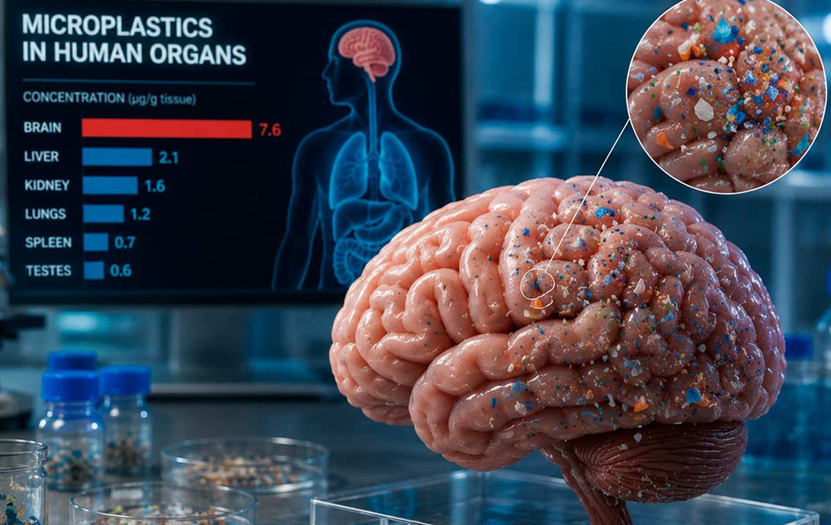 Los cerebros humanos están acumulando niveles de microplásticos nunca antes vistos