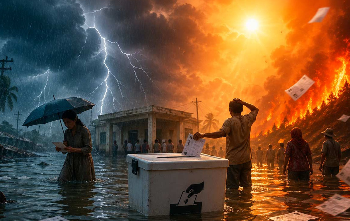 Olas de calor, inundaciones e incendios ya amenazan a la democracia, ¿la razón?