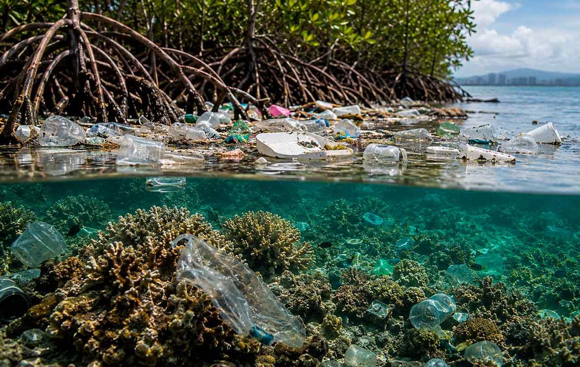 La contaminación costera tiene un principal responsable: los envases de plástico para alimentos