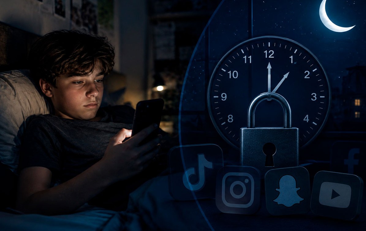 ¿Qué es el toque de queda en las redes sociales para los adolescentes?
